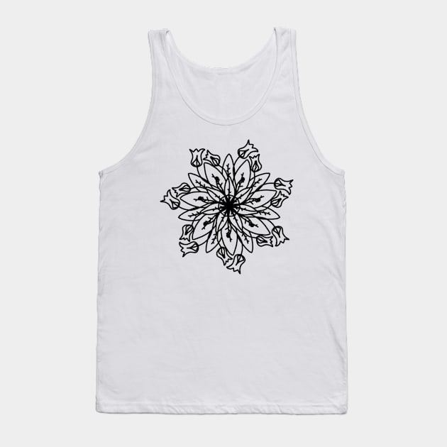 Lily Flower Tank Top by Overseers